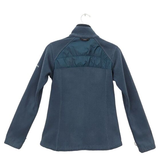 Columbia Interchange Fleece Jacket Womens Small Green Full Zip Cozy Outdoor - Picture 2 of 9